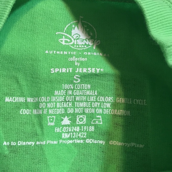 Buzz Lightyear Space Ranger Spirit Jersey Disney Parks Green/White size small - Picture 13 of 13